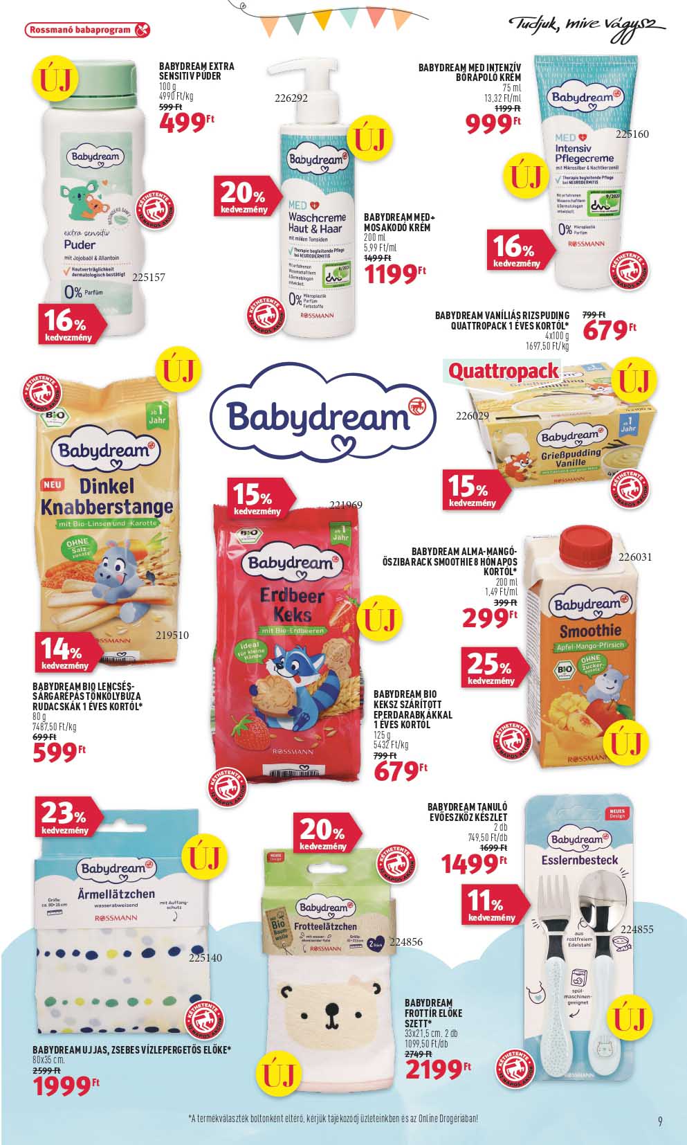 rossmann-sajat-markas akciós újság 11 oldal