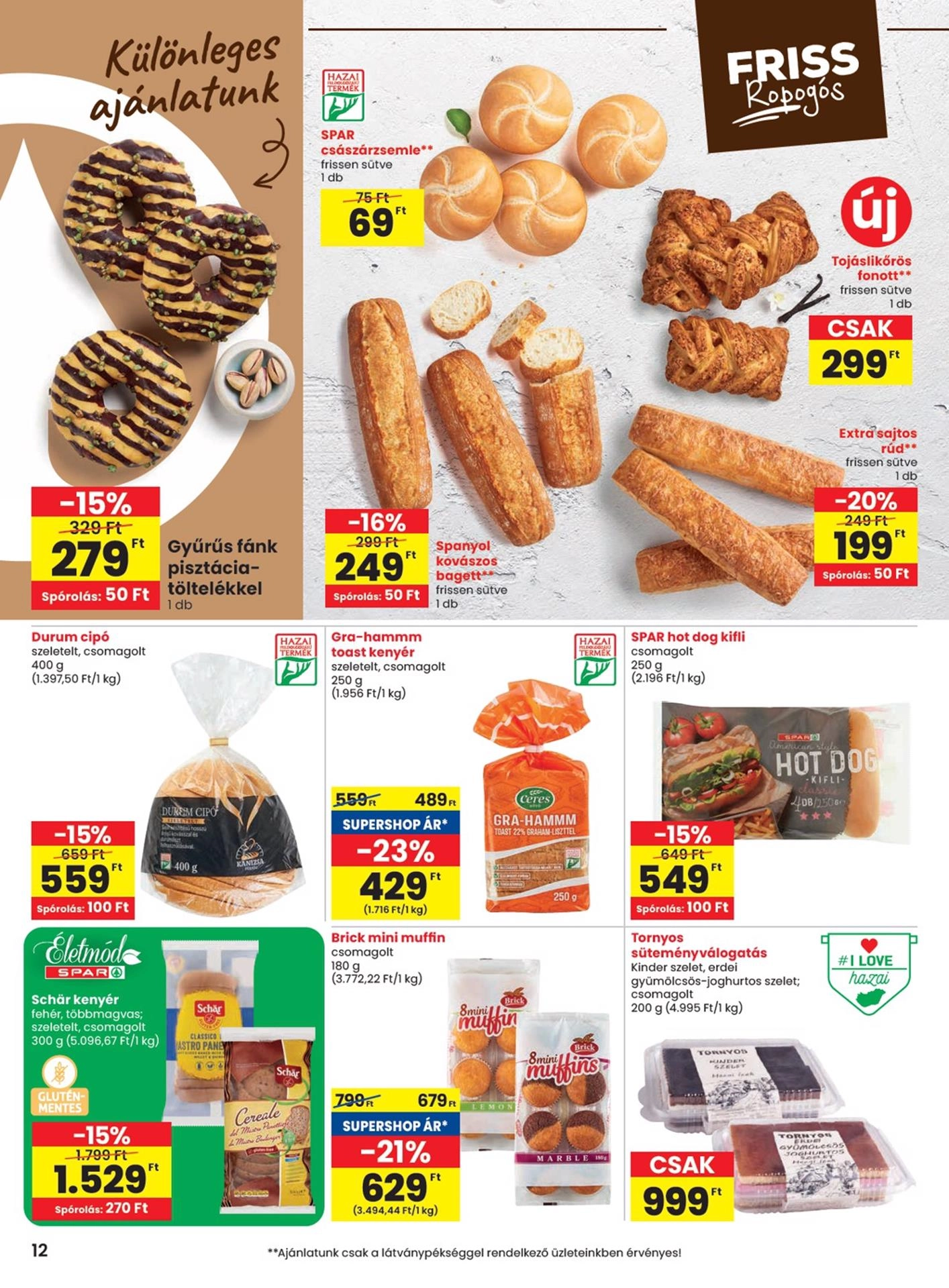 spar akciós újság 12 oldal