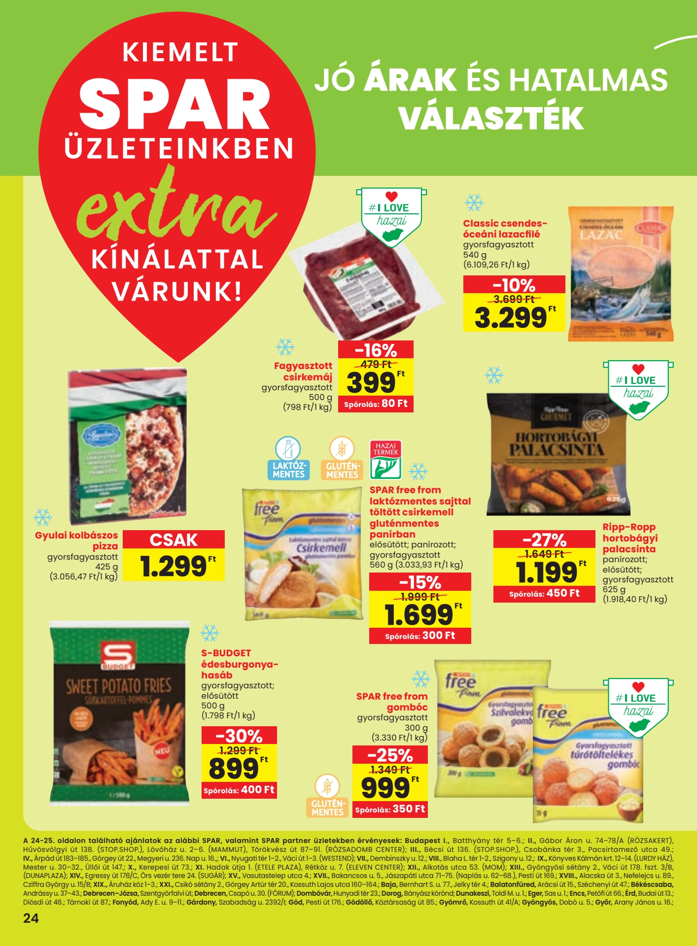 spar-extra akciós újság 5 oldal