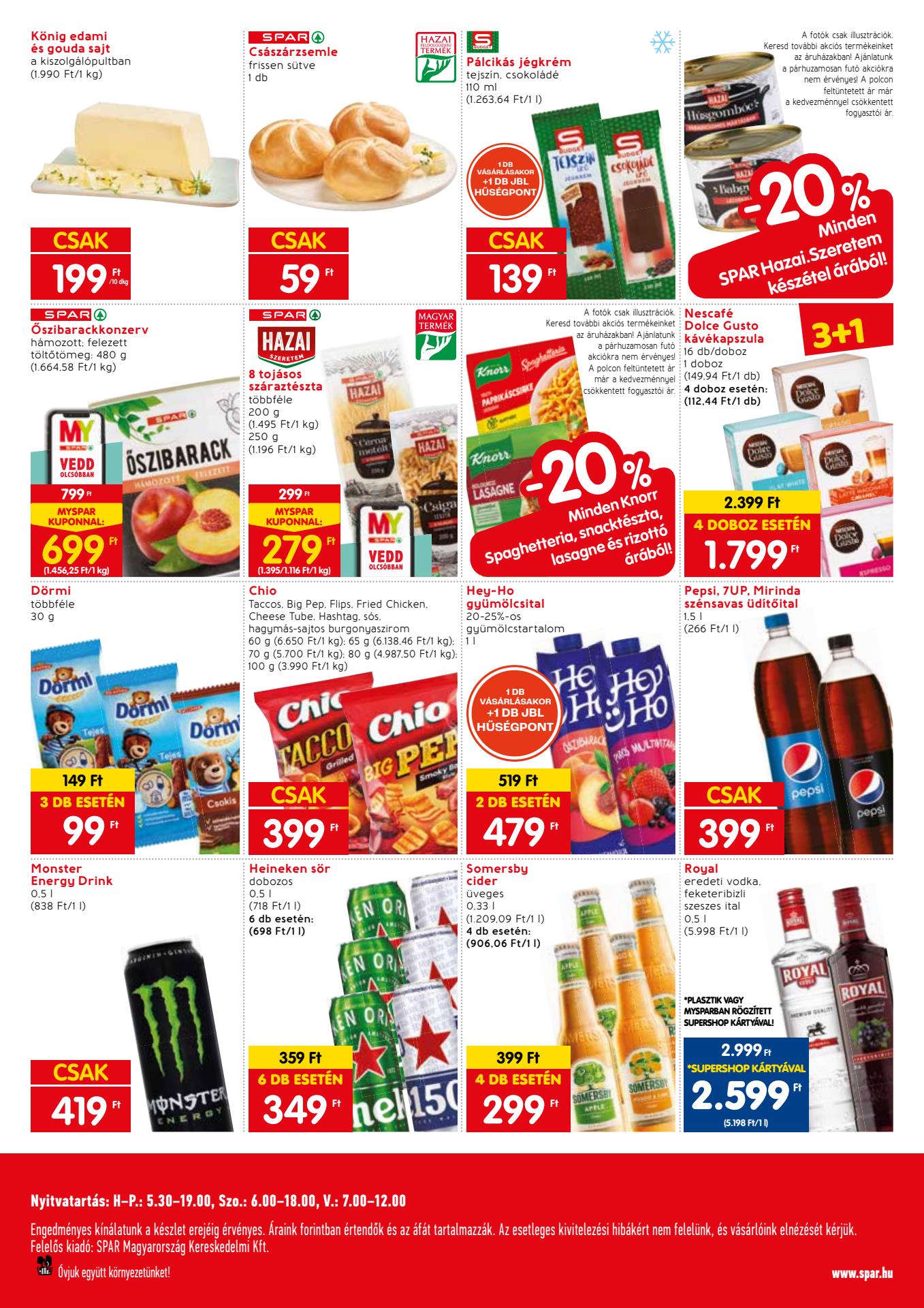 spar-market-tarjan akciós újság 2 oldal