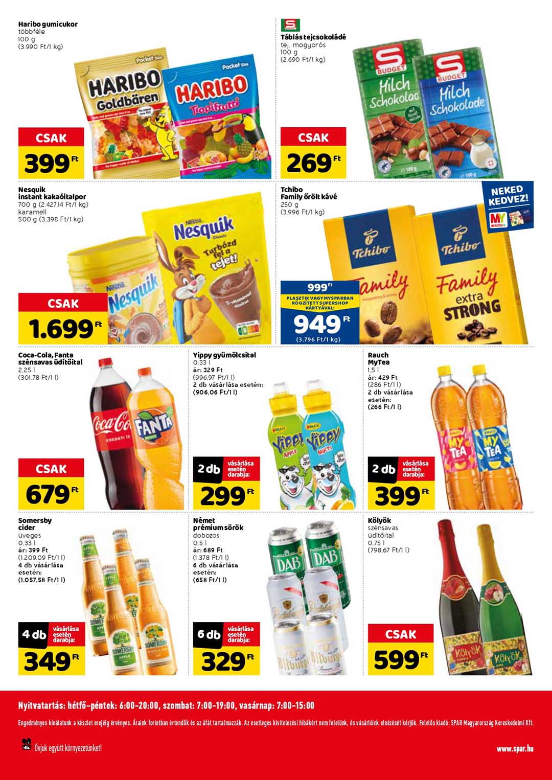 spar-market-zalaegerszeg akciós újság 4 oldal