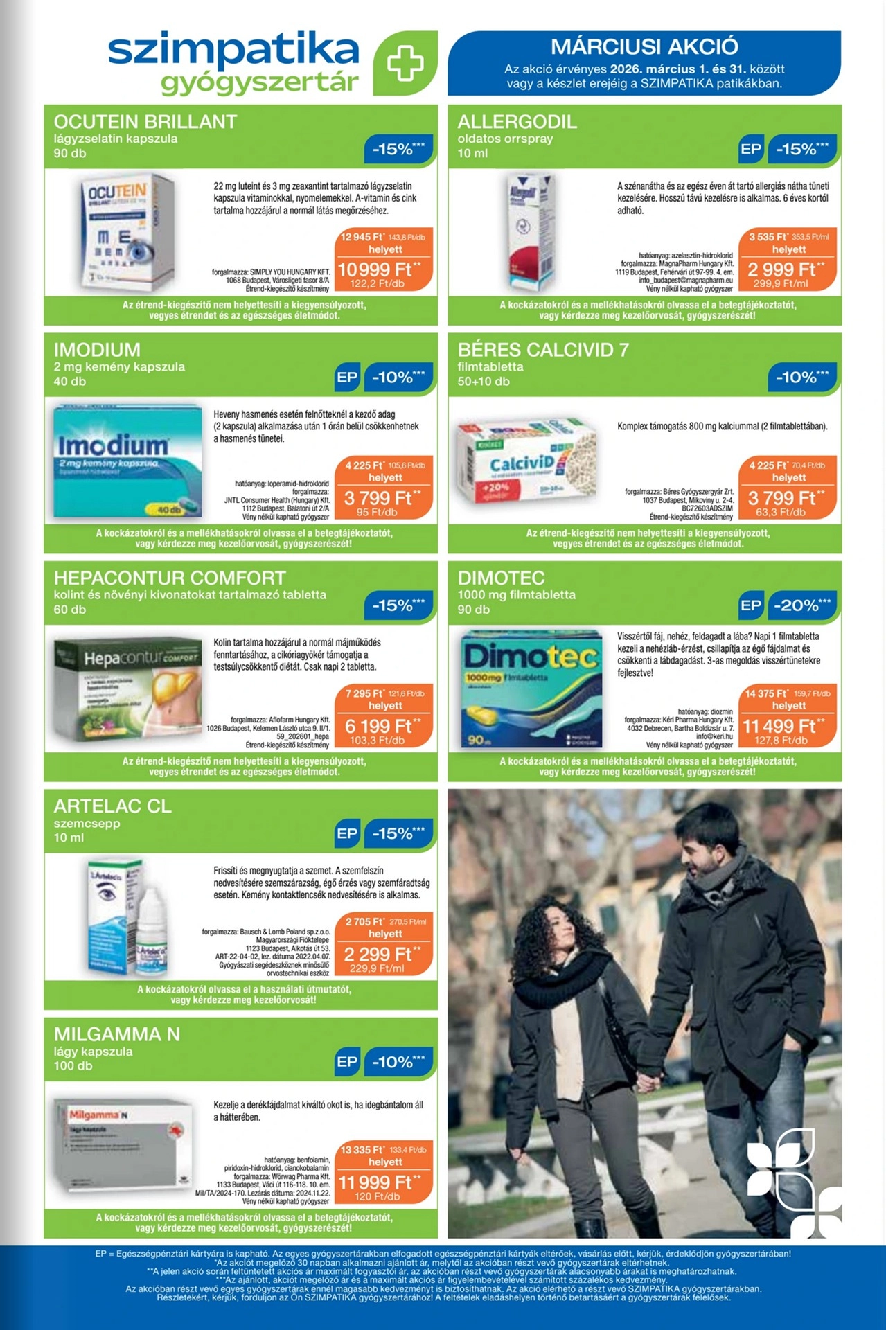 szimpatika akciós újság 14 oldal