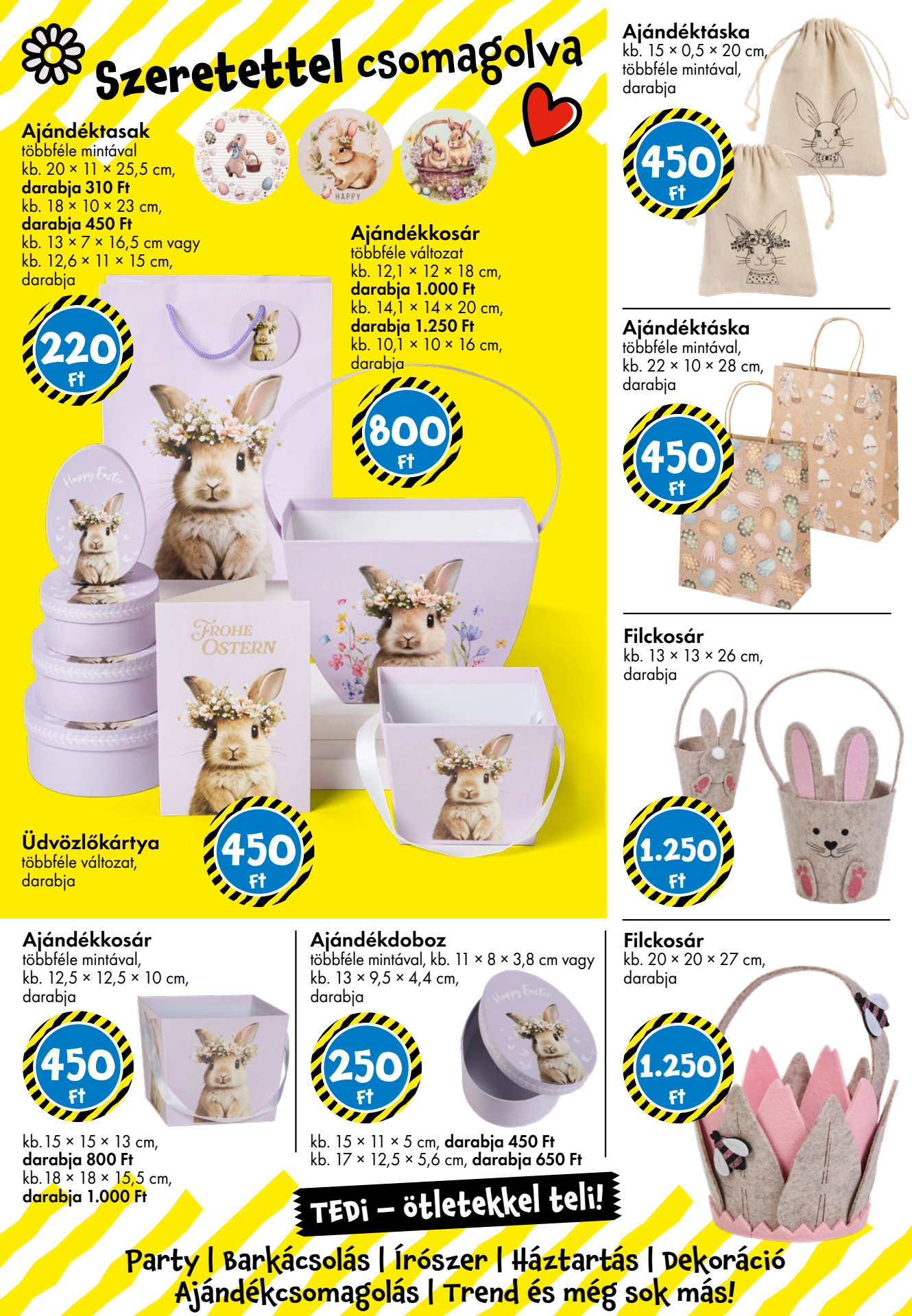 tedi akciós újság 1 oldal