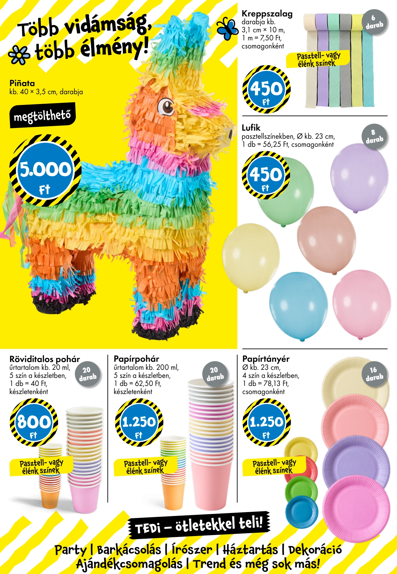tedi akciós újság 32 oldal