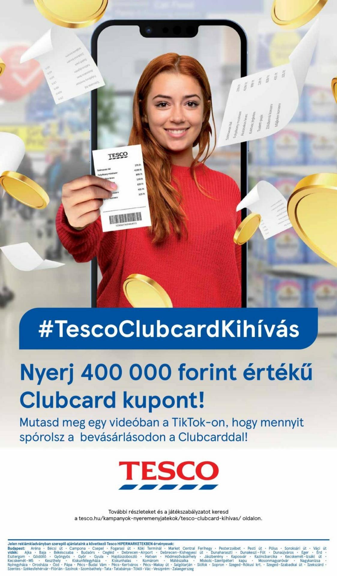 tesco akciós újság 34 oldal