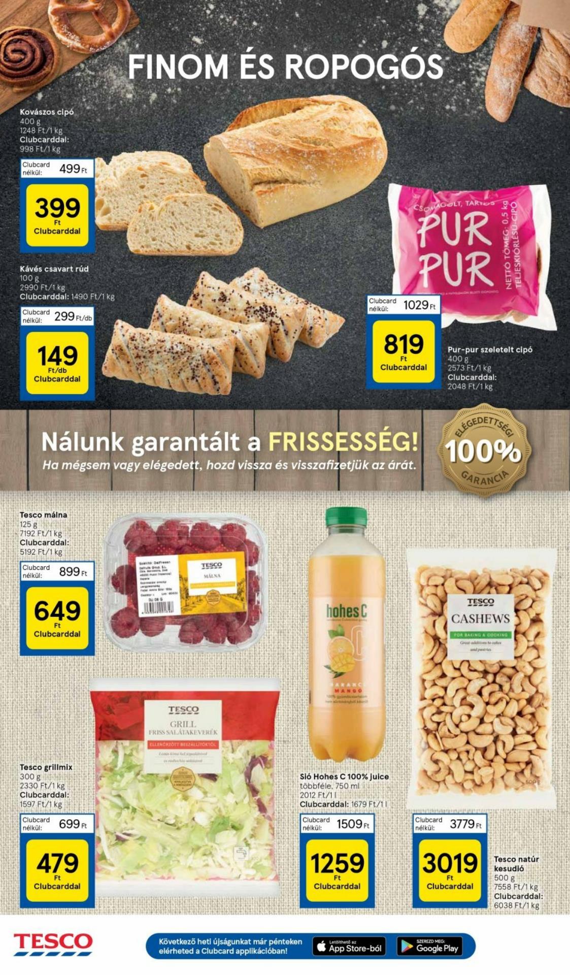 tesco akciós újság 8 oldal