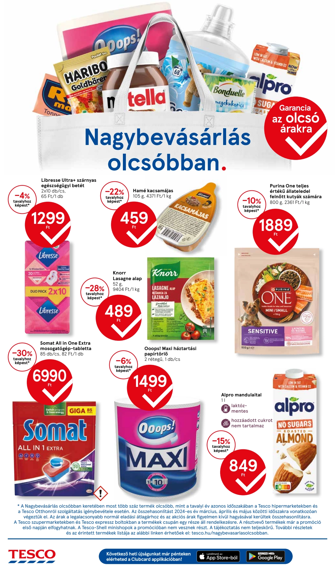 tesco-hipermarket akciós újság 2 oldal