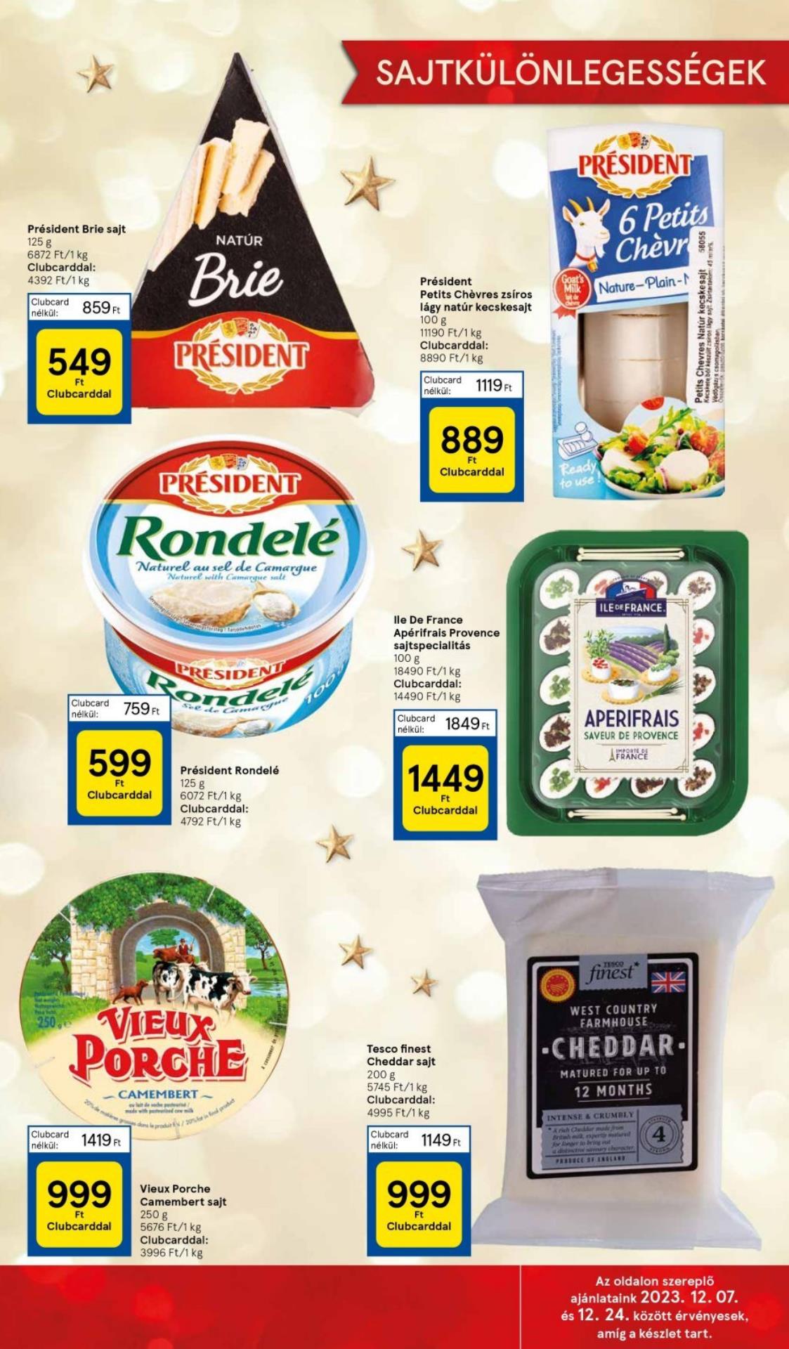 tesco-hipermarket-karacsony akciós újság 7 oldal