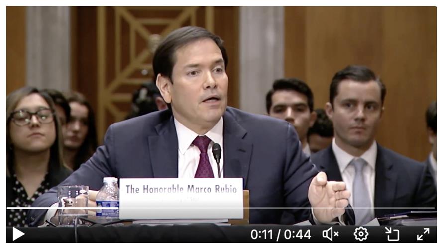 盧比歐：台灣問題是習近平歷史使命　不因其他事件改變