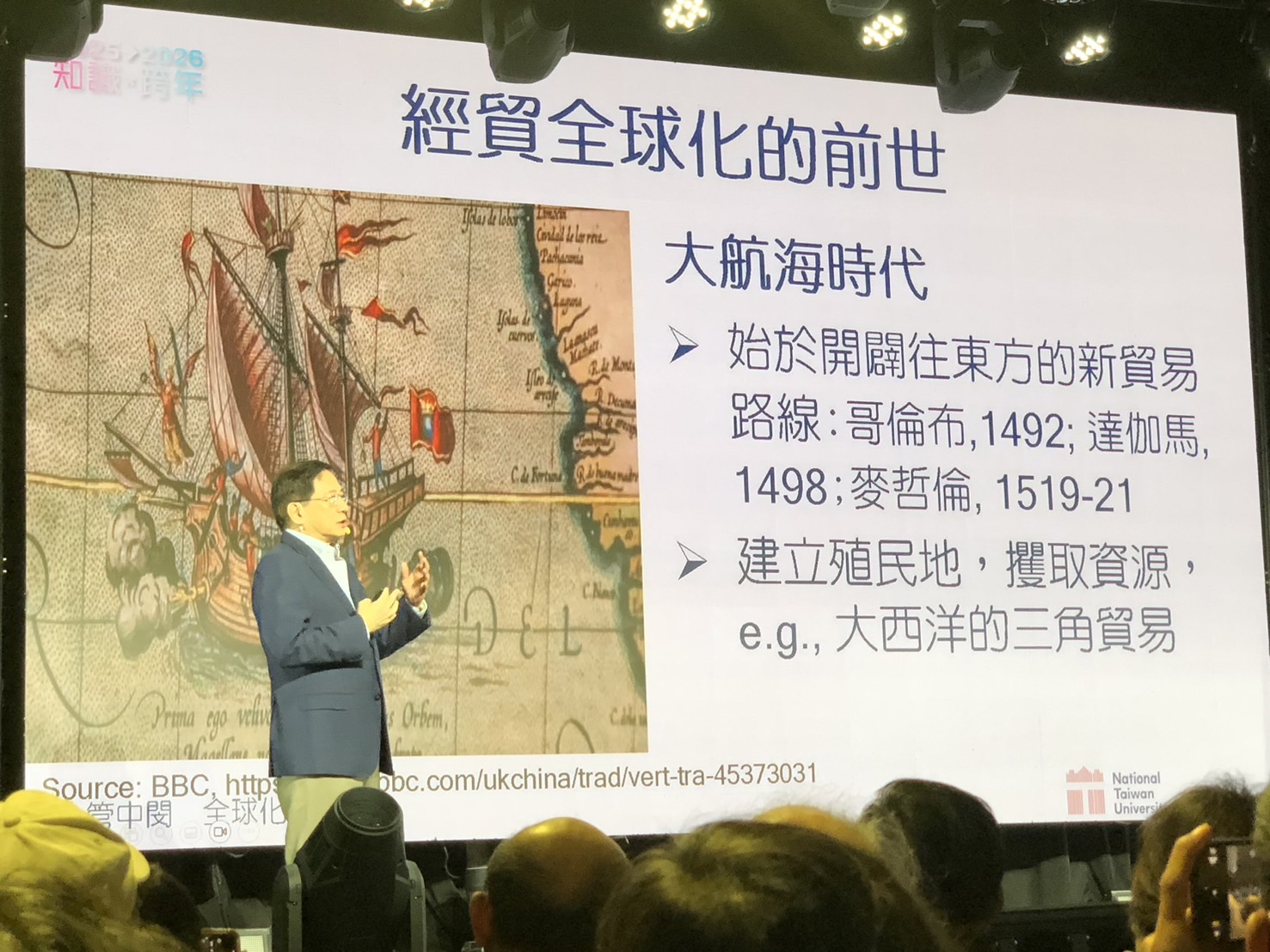 全球化始於大航海時代。張麗娜攝