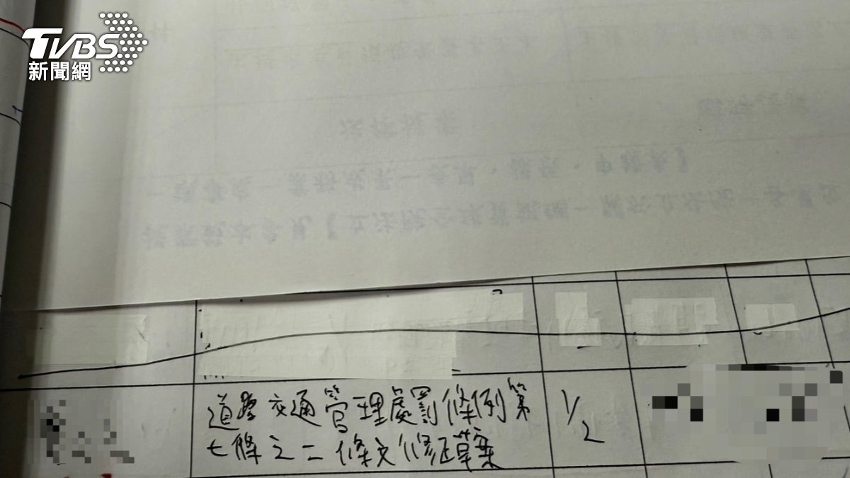 ▲綠委林宜瑾提出《兩岸人民關係條例》修法,被藍委爆料事後撤案、還用立可帶塗消。翻攝TVBS畫面