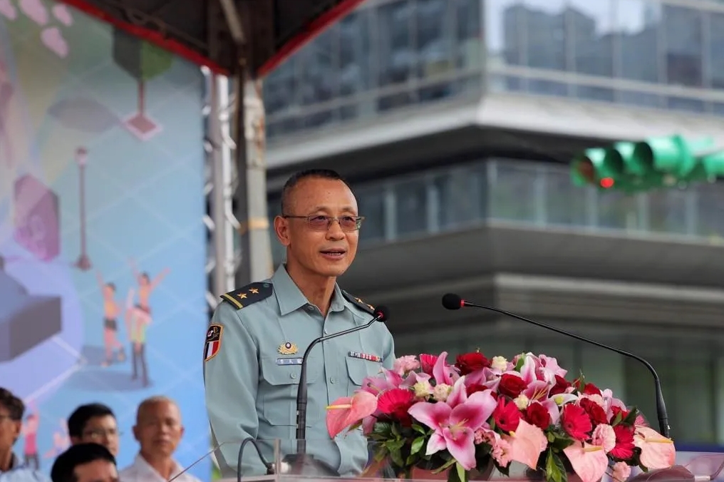 李天龍中將可望升任參謀總長執行官一職,並晉任上將。翻攝漢聲廣播電台