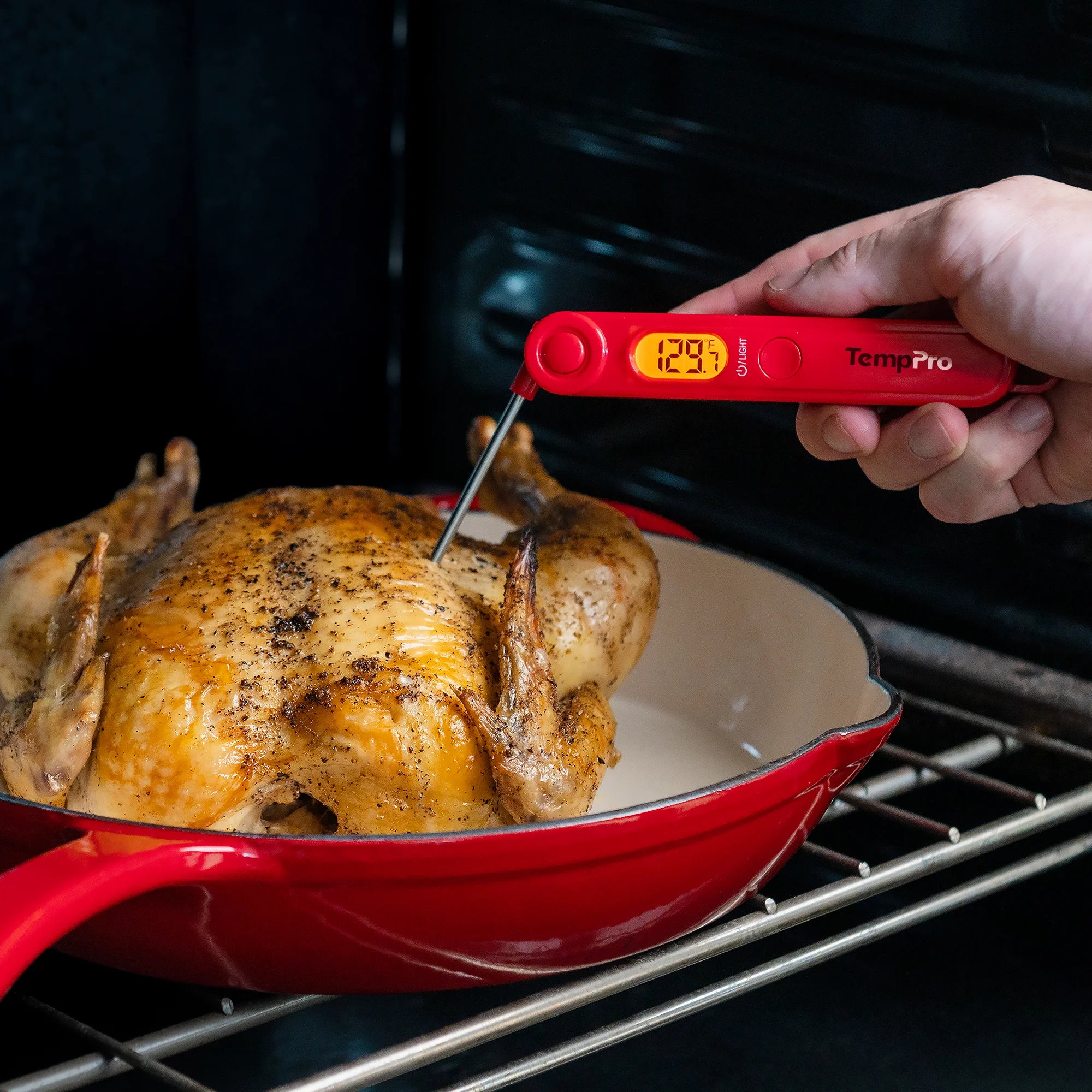 ThermoPro TP-03B digitální kuchyňský skládací jehlový teploměr