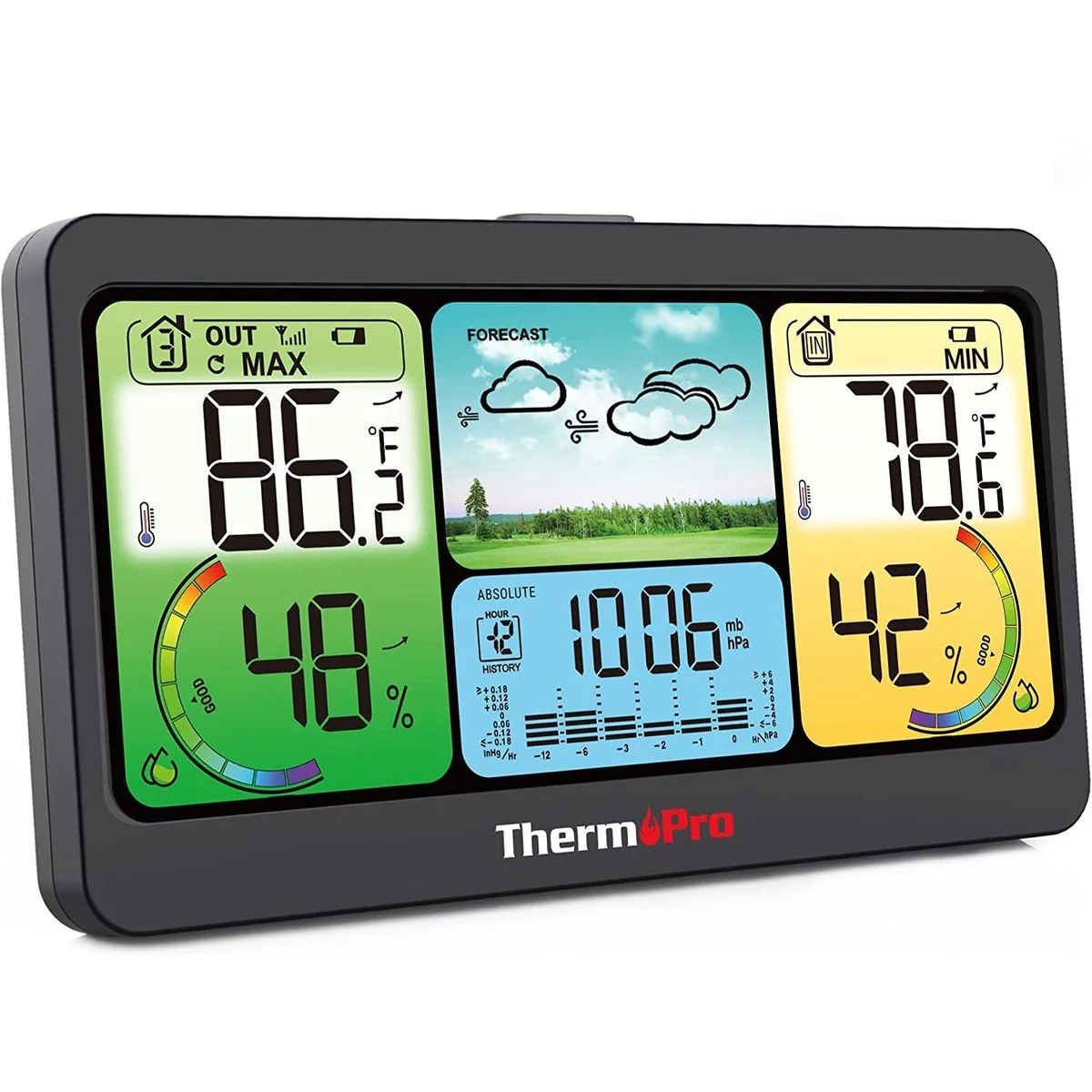 ThermoPro TP-280C meteostanice s barevným displejem