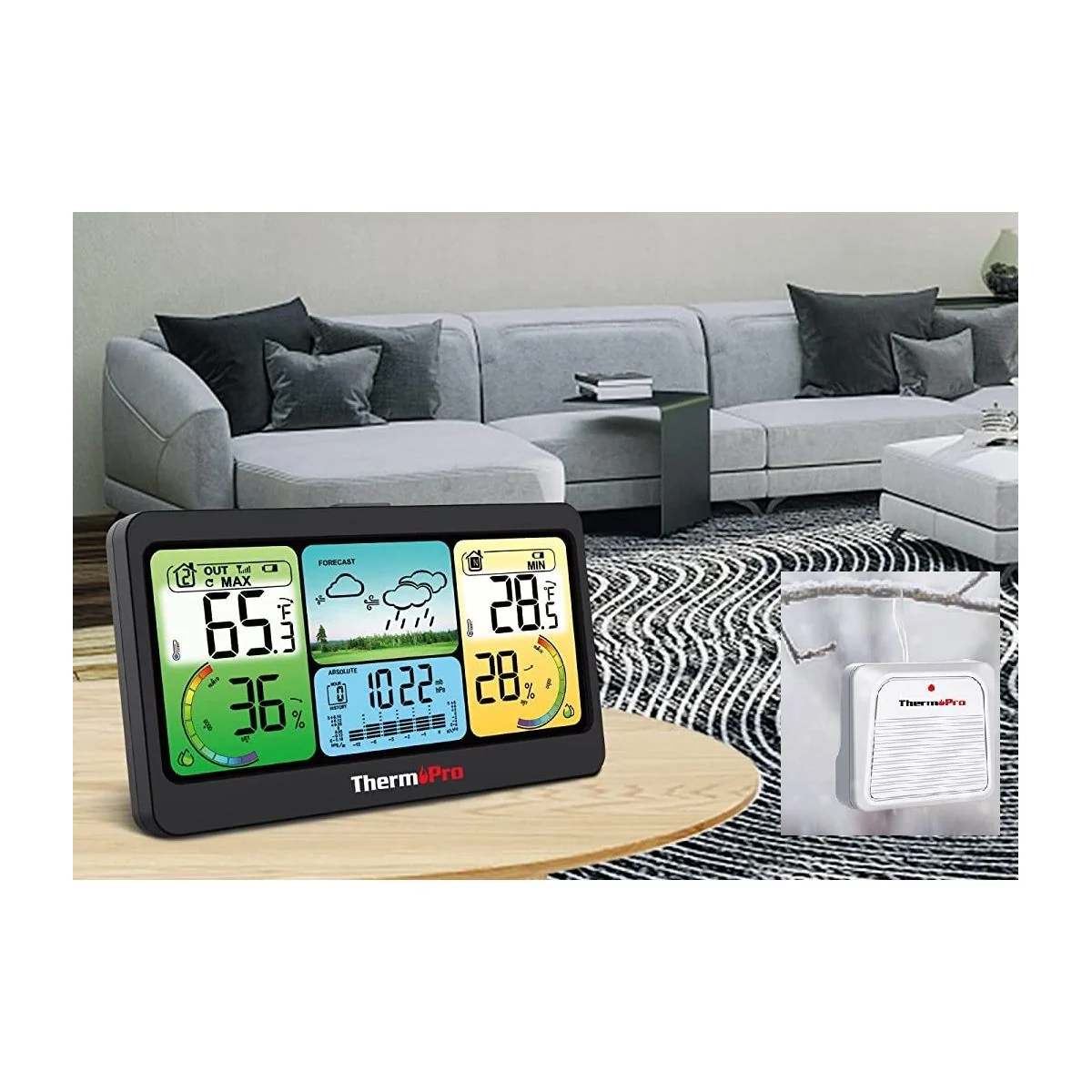 ThermoPro TP-280C meteostanice s barevným displejem
