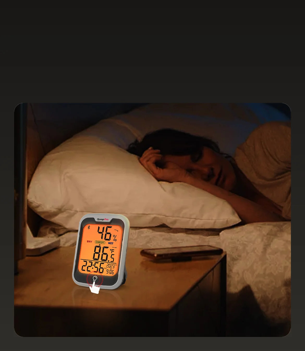Přehledný displej pro denní komfort