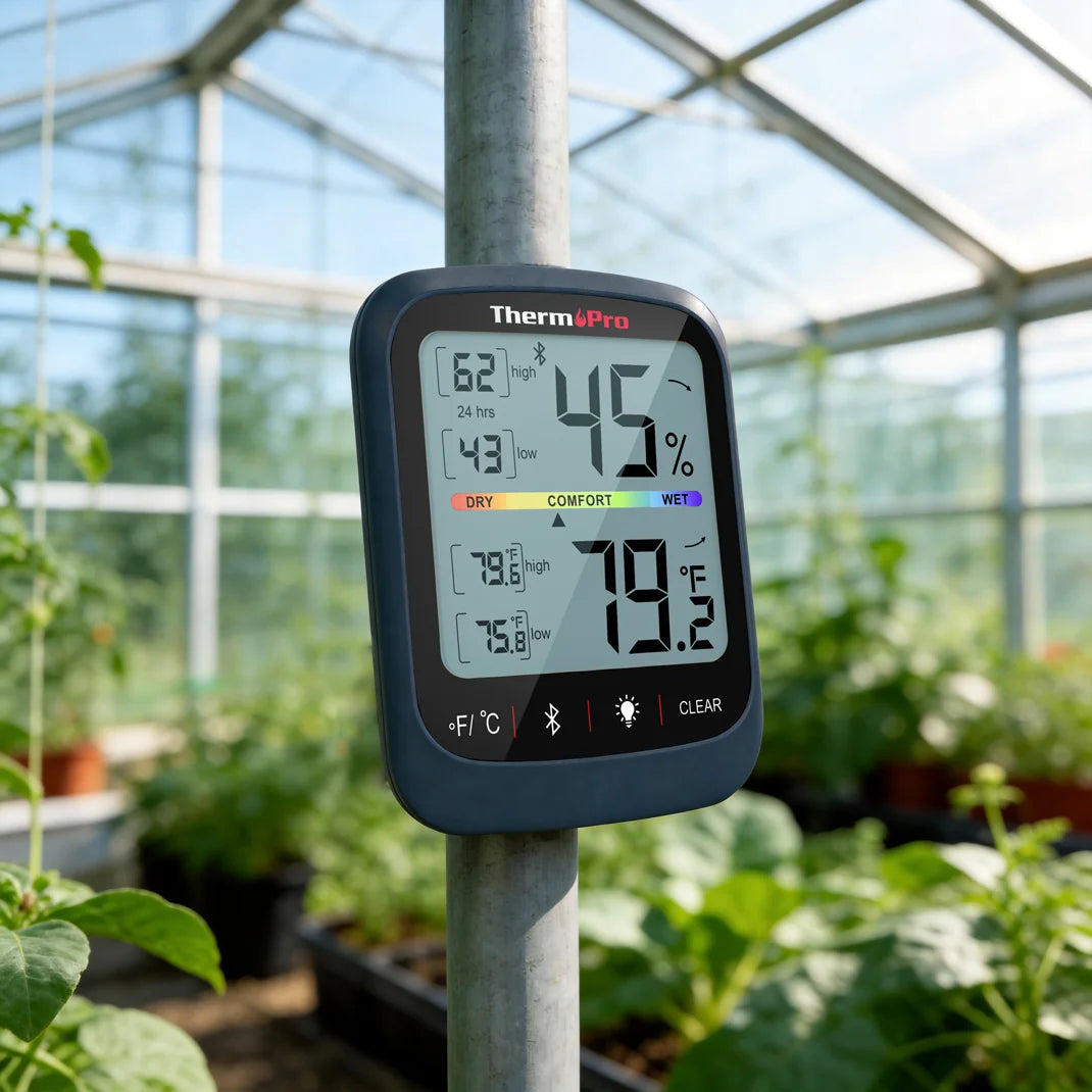 ThermoPro vnitřní digitální Bluetooth teploměr s měřením vlhkosti TP-359