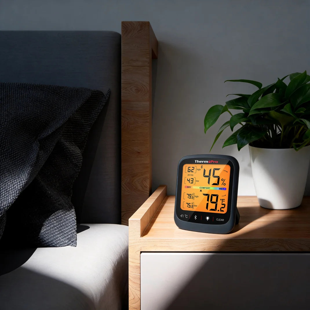ThermoPro vnitřní digitální Bluetooth teploměr s měřením vlhkosti TP-359