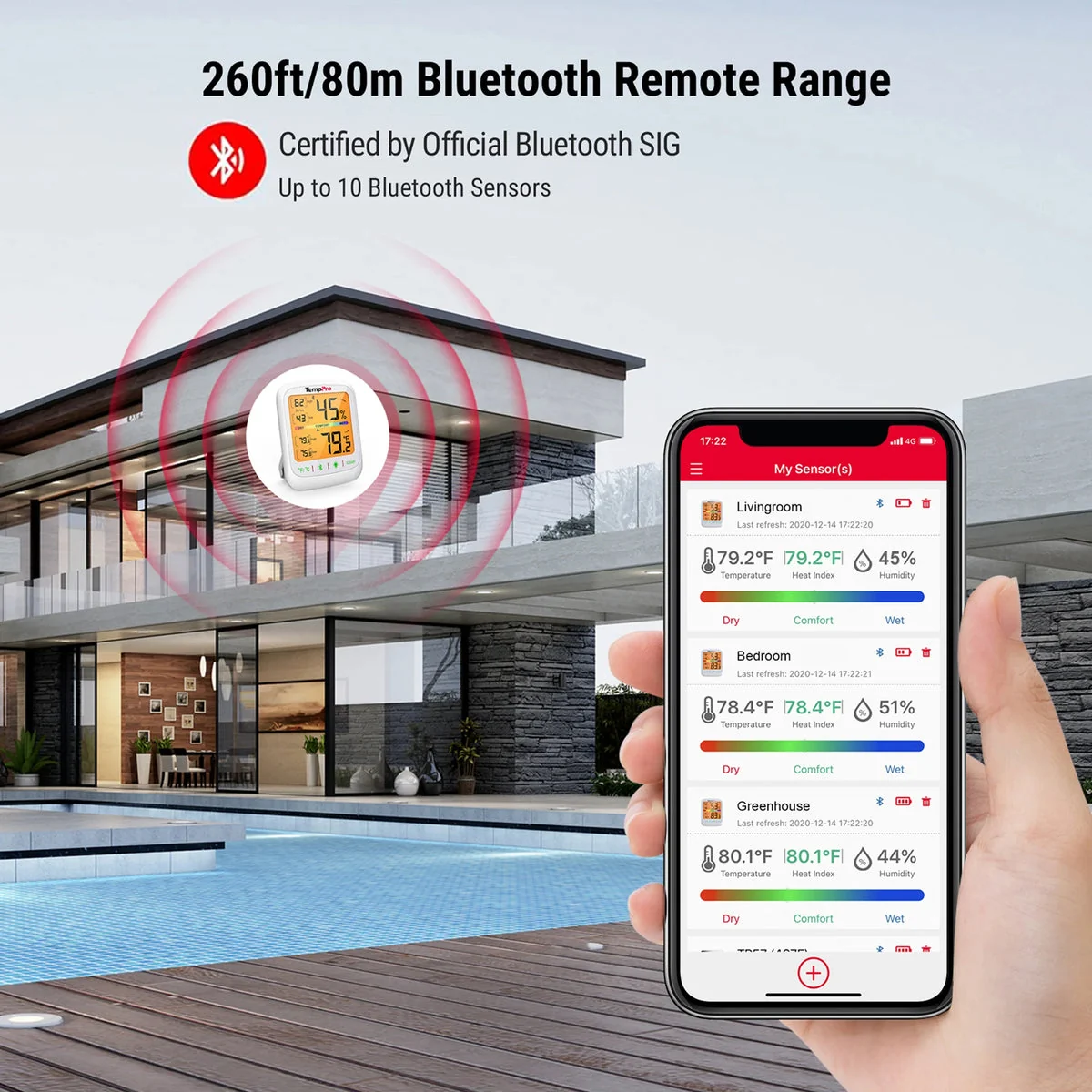 ThermoPro TP-359 Bluetooth teploměr a vlhkoměr