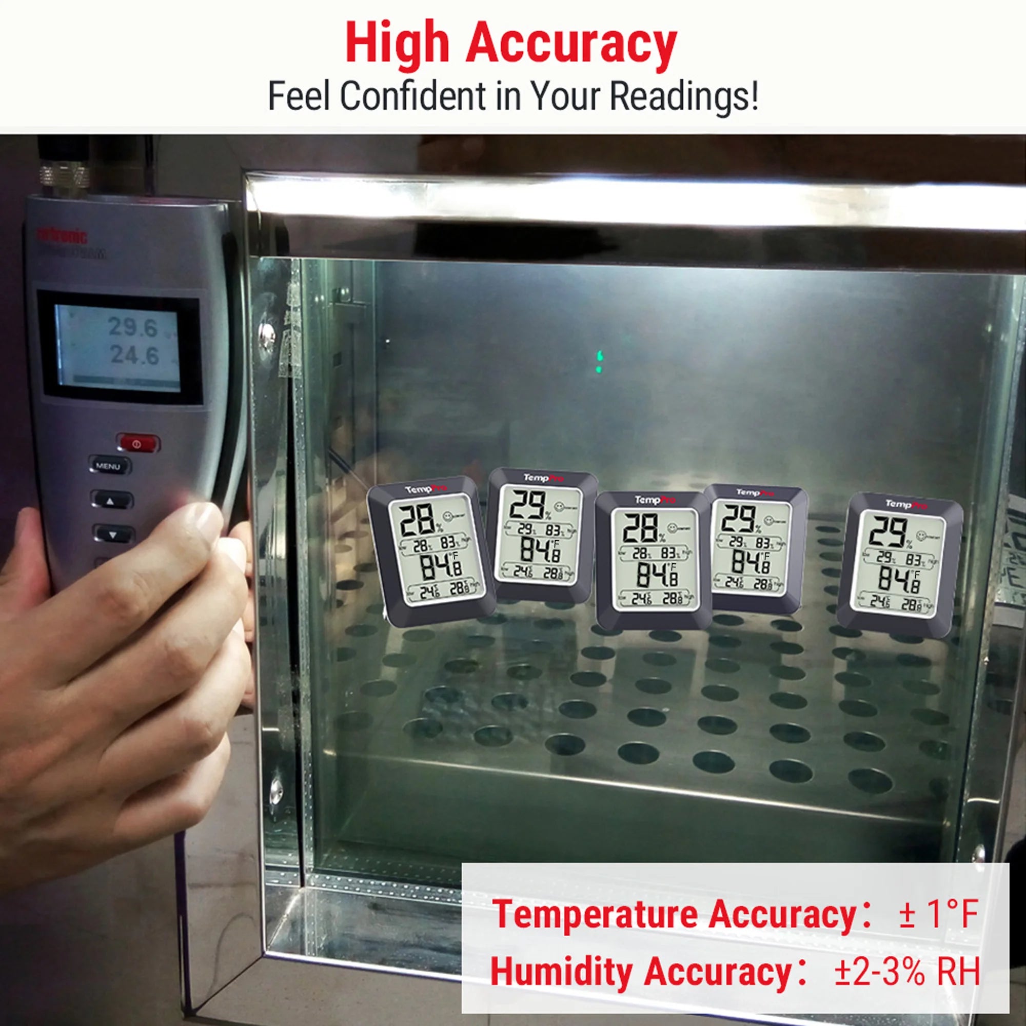 ThermoPro digitální teploměr s měřením vlhkosti TP-50