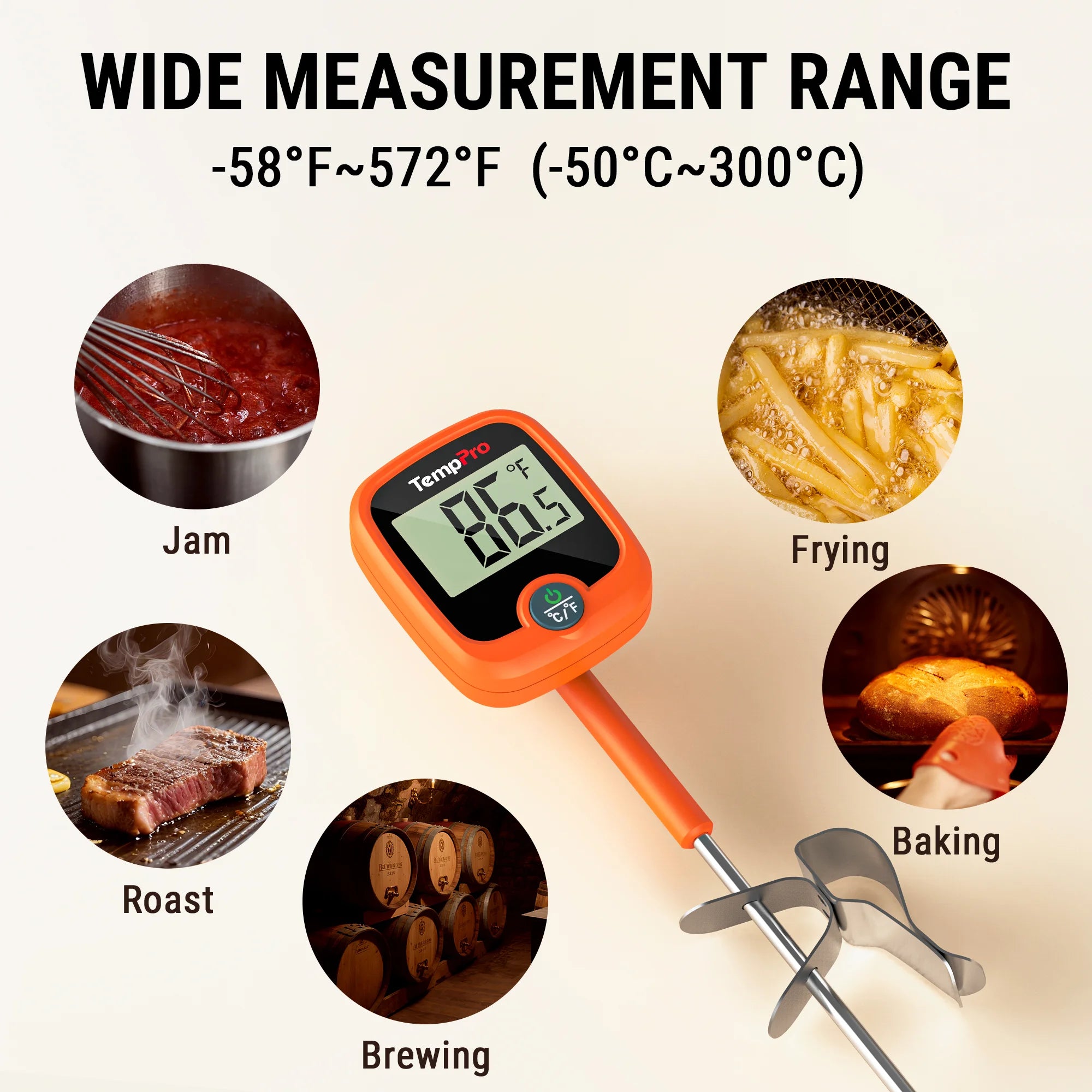 ThermoPro TP-509 digitální kuchyňský teploměr