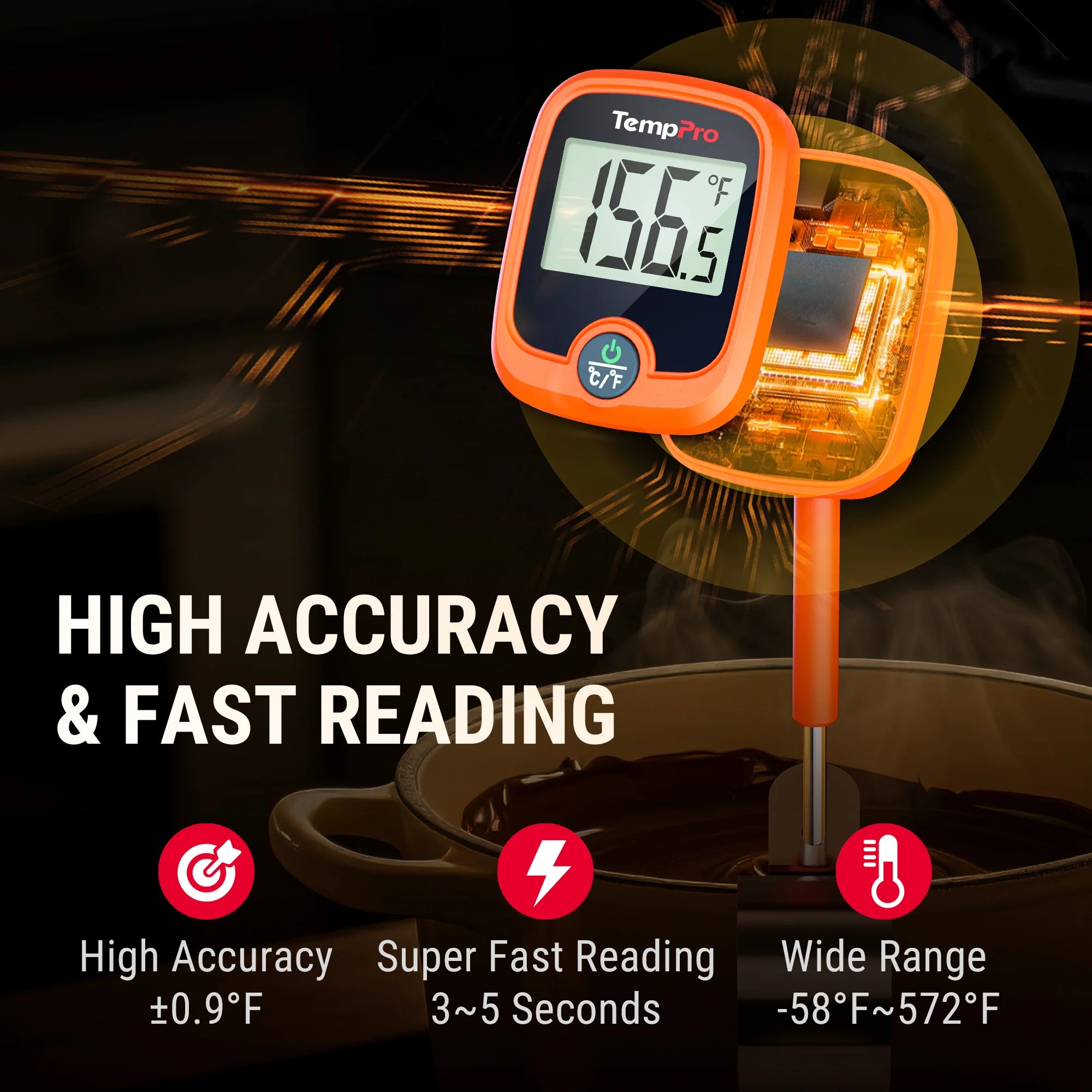 ThermoPro TP-509 digitální kuchyňský teploměr