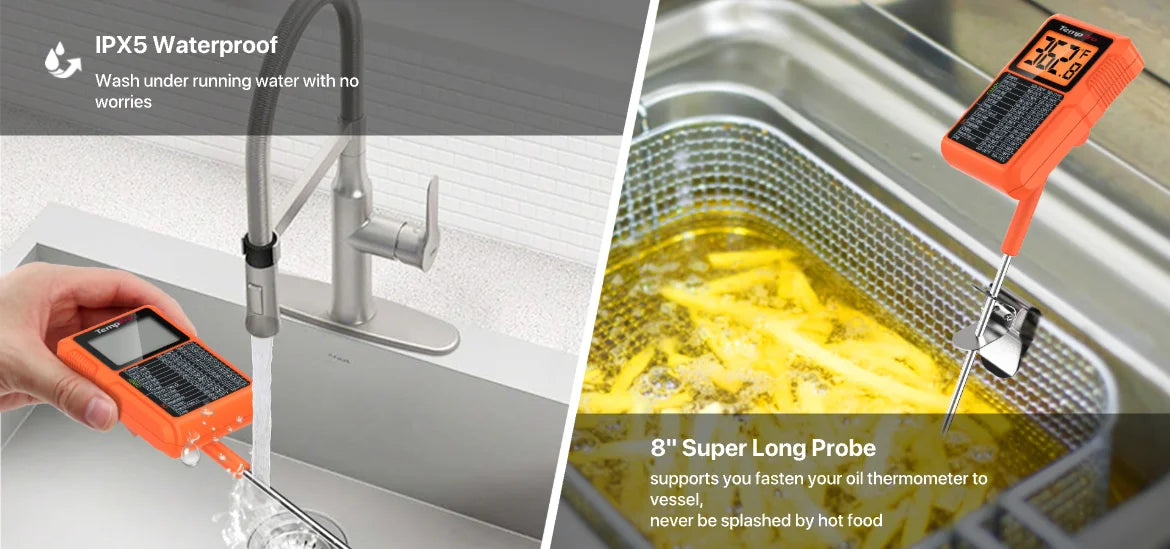 ThermoPro TP-510 digitální teploměr pro měření tekutin a vaření cukru