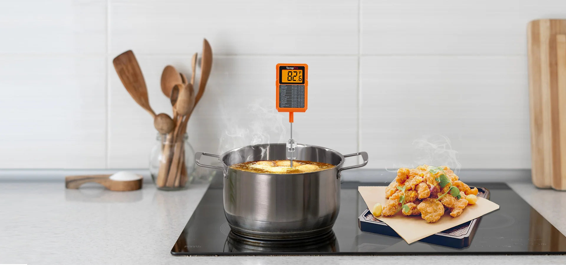 ThermoPro TP-510 digitální teploměr pro měření tekutin a vaření cukru