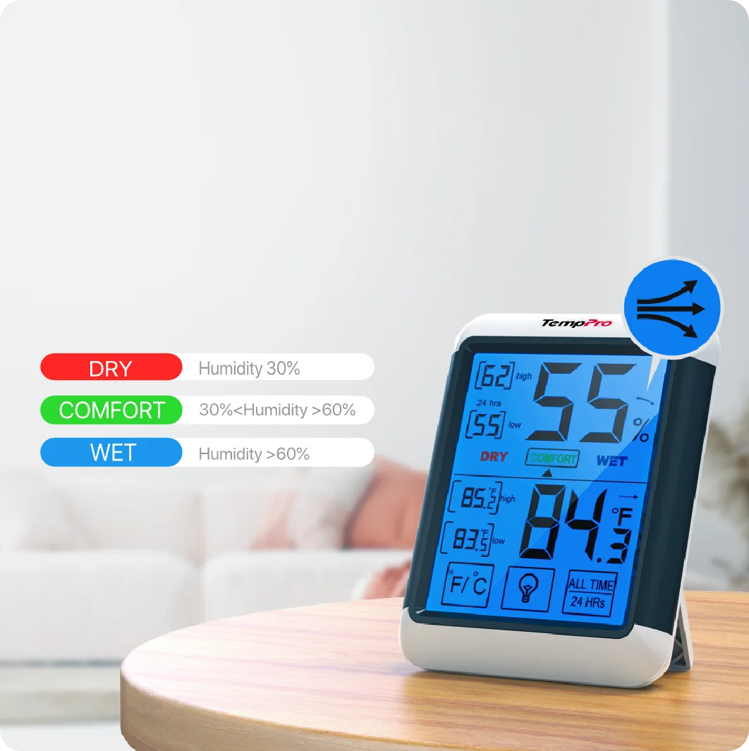 ThermoPro digitální teploměr s měřením vlhkosti TP-55