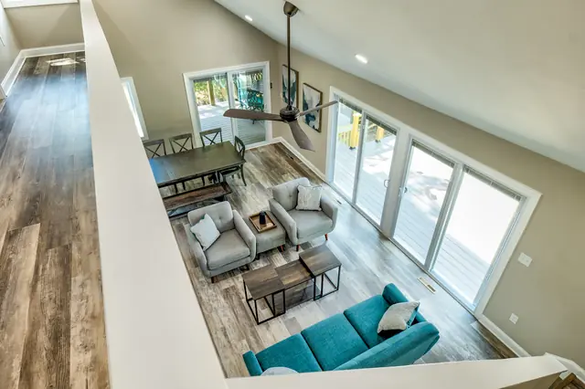 River Refresh: Loft walkway looking down