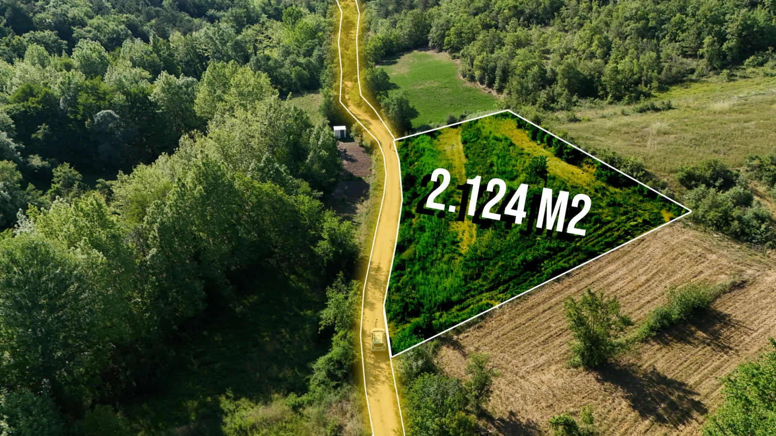 Okluca'da 2.124 m² Dere ve piknik alanına yakın, resmi yola cepheli bağ ilan detaylarına gözat!