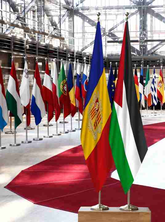 Andorra Jordan Flags