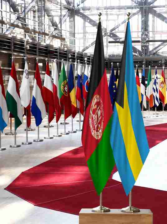 Afghanistan Bahamas Flags