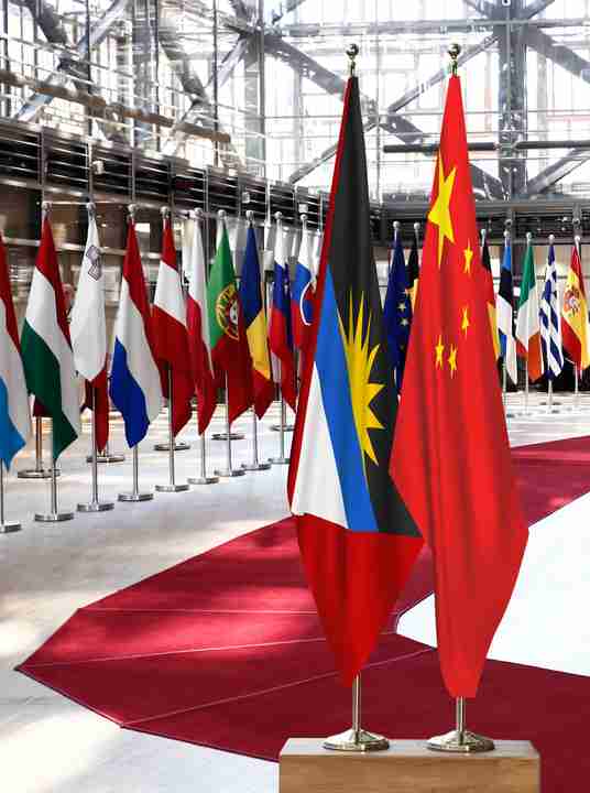 Antigua and Barbuda China Flags