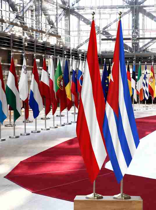 Austria Cuba Flags