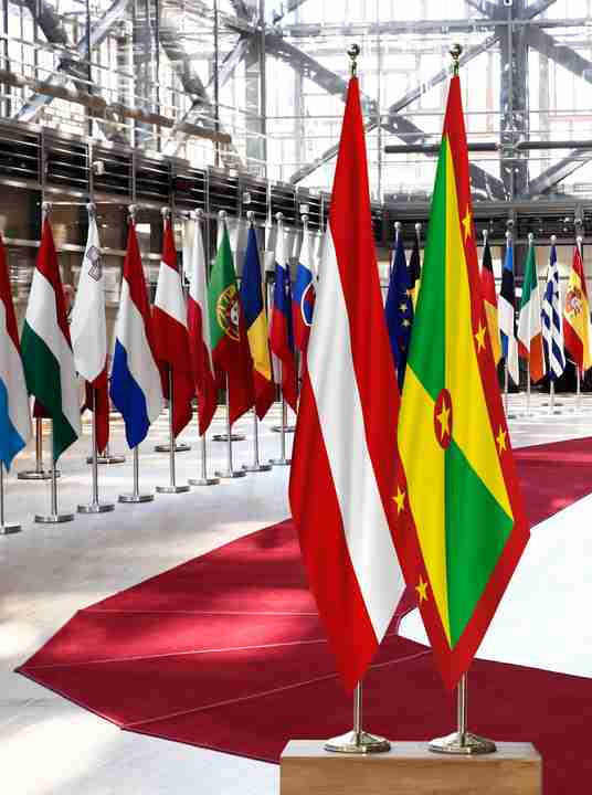 Austria Grenada Flags