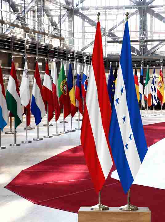 Austria Honduras Flags