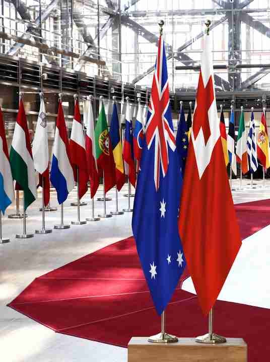 Australia Tonga Flags