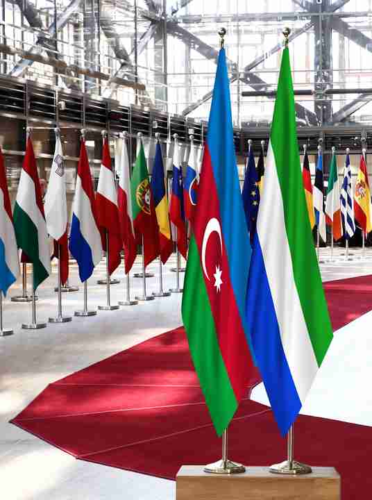 Azerbaijan Sierra Leone Flags