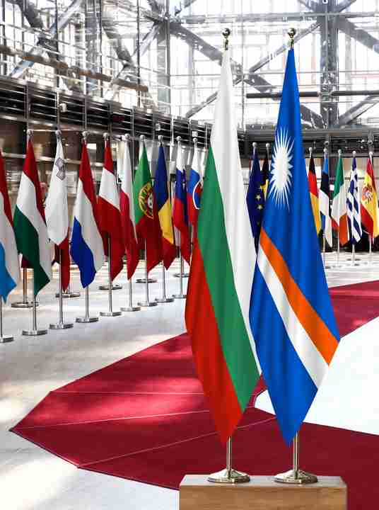 Bulgaria Marshall Islands Flags