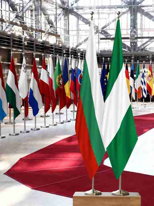 Bulgaria Nigeria Flags