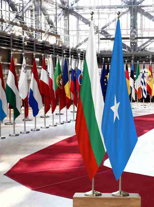 Bulgaria Somalia Flags