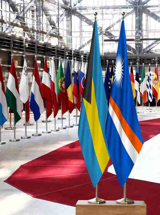 Bahamas Marshall Islands Flags