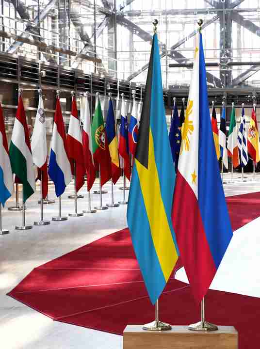 Bahamas Philippines Flags