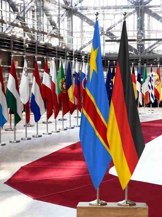 Congo, D.R. Germany Flags