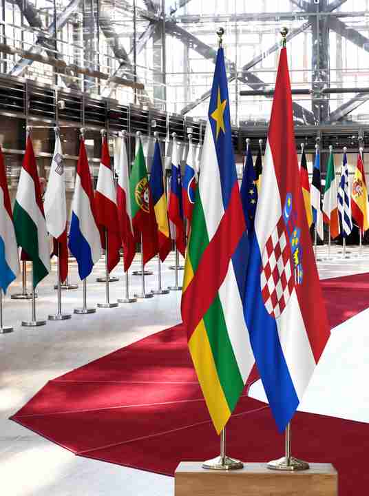 Central African Republic Croatia Flags