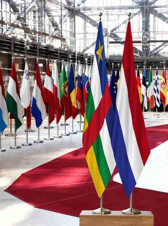 Central African Republic Netherlands Flags