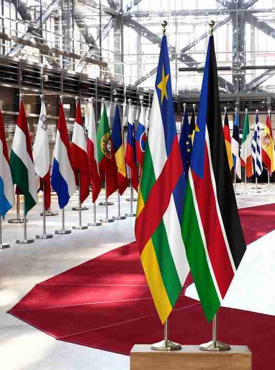 Central African Republic South Sudan Flags