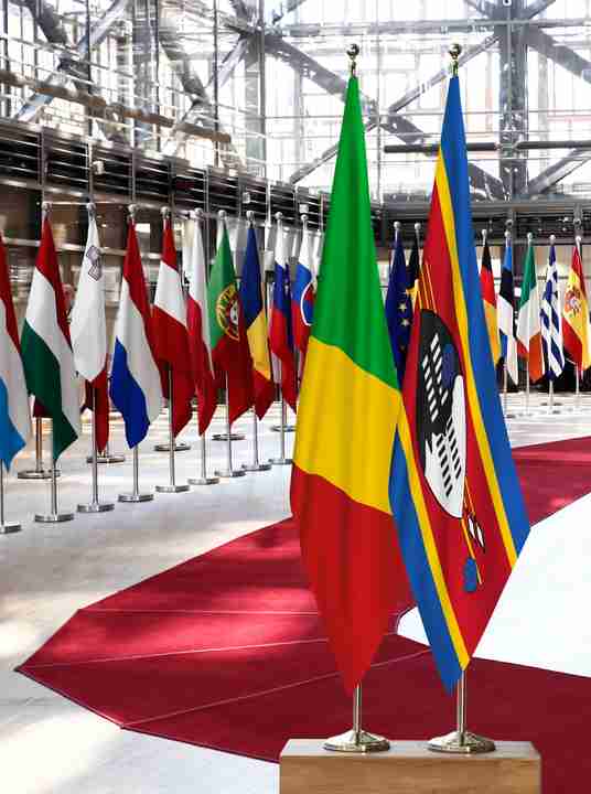 Congo Eswatini Flags