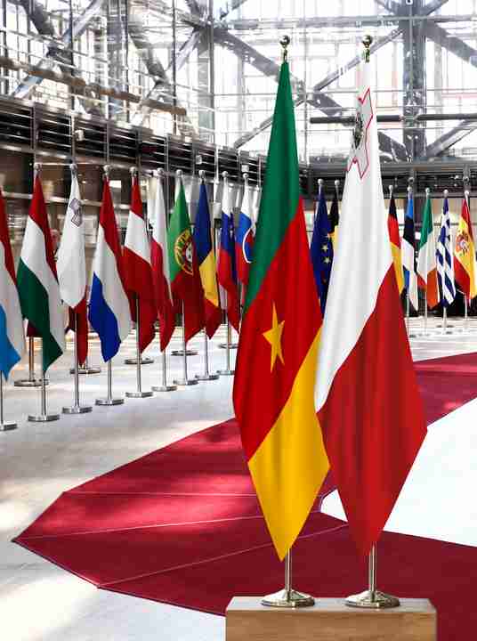 Cameroon Malta Flags